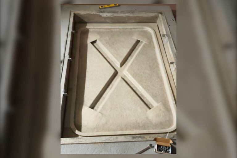 GRP sealing plate installed in a manhole chamber in Dubai – Alphatek