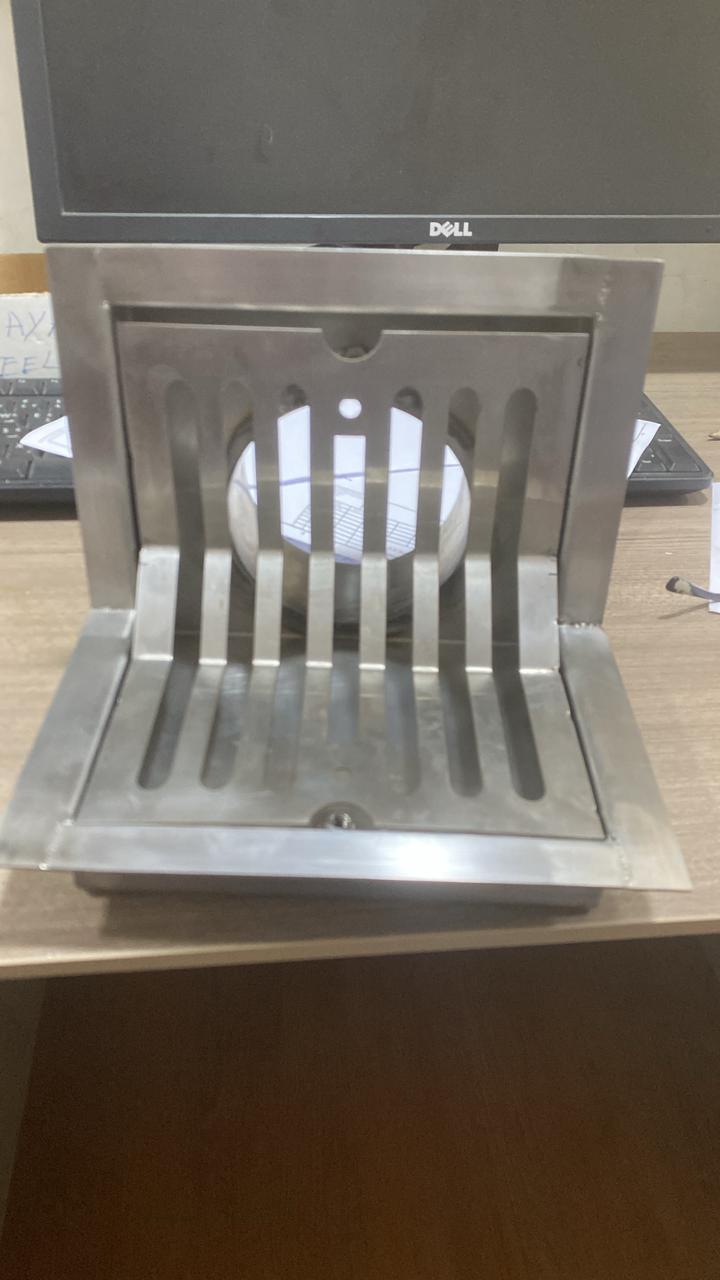 stainless steel corner drain slotted grate